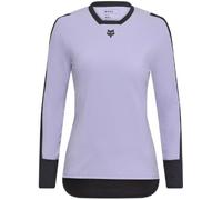 Fox Clothing Defend Thermal Womens Long Sleeve MTB Cycling Jersey Lilac