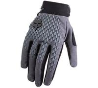 Fox Clothing Defend Youth Long Finger MTB Cycling Gloves Graphite