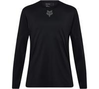 Fox Clothing Flexair Long Sleeve Trail MTB Cycling Jersey Black