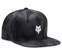 FOX Head Camo Tech Snapback Cap, green-brown for Men