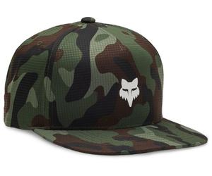 Fox Clothing Fox Head Camo Tech Snapback Hat Green Camo