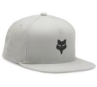 Fox Clothing Fox Head Snapback Hat Steel Grey