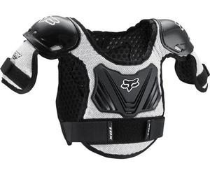 Fox Clothing PeeWee Titan Roost Deflector Youth MTB Body Armour Black/Silver