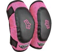 Fox Clothing PeeWee Titan Youth MTB Elbow Guards Black/Pink
