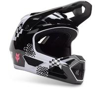 Fox Clothing Rampage Digi Image Mips Full Face MTB Mountain Bike Helmet Black/White