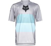 Fox Clothing Ranger Grid Short Sleeve MTB Cycling Jersey Steel Grey