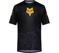Fox Clothing Ranger Image Print Youth Short Sleeve MTB Jersey Plum