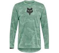 Fox Clothing Ranger Tru Dri Long Sleeve MTB Cycling Jersey Pine