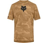 Fox Clothing Ranger Tru Dri Short Sleeve MTB Cycling Jersey Nutmeg