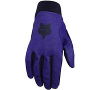 Fox Clothing Ranger Youth Long Finger MTB Cycling Gloves Grape