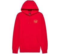 Fox Clothing Slogan Fleece Pullover Hoodie Flame Red