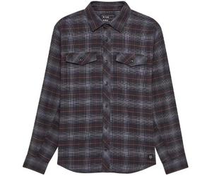 Fox Clothing Survivalist Stretch Flannel Long Sleeve Shirt Black