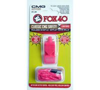 Fox 40 Classic CMG Whistle with Lanyard Referee Coach, Safety Alert Pink