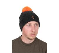 Fox Collection Bobble Hat Black/Orange