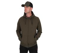 Fox Collection LW Hoody Green & Black Clothing Zipped Hoodie - All Sizes