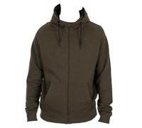 Fox Collection LW Hoody Green & Black Clothing Zipped Hoodie - All Sizes