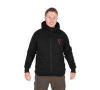 Fox Collection Sherpa Jacket Black & Orange