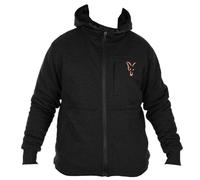 Fox Collection Sherpa Jacket Black & Orange - All Sizes - Carp Fishing Clothing