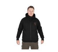 Fox Collection Sherpa Jacket Black & Orange - All Sizes - Carp Fishing Clothing
