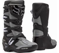 FOX Comp 2023 Youth Motocross Boots, black-grey, size 33 34