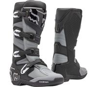 FOX Comp Motocross Boots, black/grey, size 8