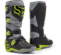FOX Comp Motocross Boots, grey/yellow, size 14