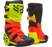 FOX Comp Youth Motocross Boots, yellow-orange, size 38 40 41