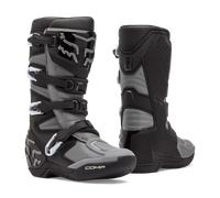 FOX Comp Youth MX Boots Black/Grey39 Black,Grey