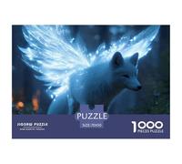 Fox Cub Jigsaw Puzzles for Adult Difficult Challenges 1000 Pieces Difficult Hard Jigsaw Puzzles for Man And Woman with Letters on Back 70x50cm/1000pcs