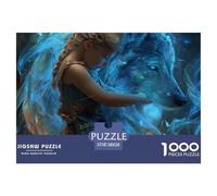 Fox Cub Jigsaw Puzzles for Adult Educational Game The Impossible Challenge 1000 Piece Difficult Hard Jigsaw Puzzles for Man And Woman with Letters on Back 38x26cm/1000pcs