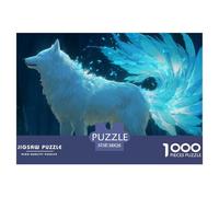 Fox Cub Jigsaw Puzzles for Adults Challenging Puzzle Games Difficult Challenges 1000 Piece Difficult Hard Jigsaw Puzzles for Man And Woman with Letters on Back 38x26cm/1000pcs
