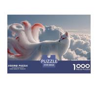 Fox Cub Jigsaw Puzzles for Adults Challenging Puzzle Games The Impossible Challenge 1000 Piece Difficult Hard Jigsaw Puzzles for Man And Woman with Letters on Back 38x26cm/1000pcs