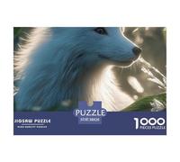 Fox Cub Jigsaw Puzzles for Adults Challenging Puzzle Games The Impossible Challenge 1000 Pieces Difficult Hard Jigsaw Puzzles for Man And Woman with Letters on Back 38x26cm/1000pcs