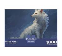 Fox Cub Jigsaw Puzzles for Adults Challenging Puzzles Difficult Challenges 1000 Piece Difficult Hard Jigsaw Puzzles for Man And Woman with Letters on Back 38x26cm/1000pcs