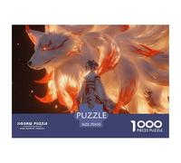 Fox Cub Jigsaw Puzzles for Adults Difficult Challenges 1000 Piece Difficult Hard Jigsaw Puzzles for Man And Woman with Letters on Back 70x50cm/1000pcs