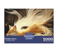 Fox Cub Jigsaw Puzzles for Adults Difficult Challenges 1000 Pieces Difficult Hard Jigsaw Puzzles for Man And Woman with Letters on Back 38x26cm/1000pcs