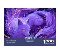Fox Cub Jigsaw Puzzles for Adults Difficult Challenges 1000 Pieces Difficult Hard Jigsaw Puzzles for Man And Woman with Letters on Back 70x50cm/1000pcs