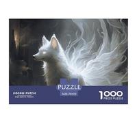 Fox Cub Jigsaw Puzzles for Adults The Impossible Challenge 1000 Piece Difficult Hard Jigsaw Puzzles for Man And Woman with Letters on Back 70x50cm/1000pcs