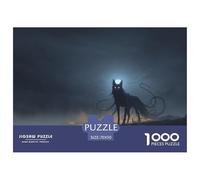 Fox Cub Jigsaws for Adults Challenging Puzzle Games The Impossible Challenge 1000 Piece Difficult Hard Jigsaw Puzzles for Man And Woman with Letters on Back 70x50cm/1000pcs
