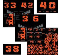Fox Custom Fork/rear Shock 2021 Stickers Kit One Size