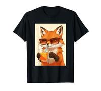 Fox Cute Sly w Ice Tee Japan Kawaii Anime T-Shirt