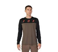 Fox Defend Cekt Long Sleeve Mens Cycling Jersey - Brown - M