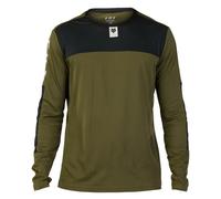 Fox Defend FoxHead LS MTB Jersey Olive Green