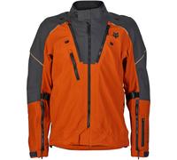 FOX Defend GORE-TEX ADV Motorcycle Textile Jacket, grey-orange, size 2XL for Men