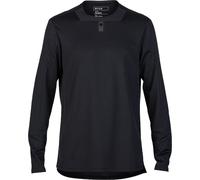 Fox Racing Long Sleeve MTB Jersey Defend LS – TruDri, Recycled Materials, Relaxed Fit – Black S