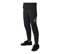 Fox Defend Mens MTB Trousers - Black, 30 Inch Waist / 30" Mountain Bike Pant Lower Body Leg Cycling Cycle DWR Rain Water Resistant All Weather Season Winter Trail Enduro MX Dirt Jump Ride Wear