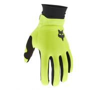 FOX Defend Thermo Motocross Gloves, black-yellow, size M for Men