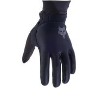 Fox Defend Thermo Full Finger Cycling Gloves Black Padded MTB Mountain Bike Ride