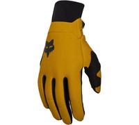 FOX Defend Thermo Motocross Gloves, yellow, size S for Men