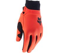 FOX Defend Thermo Youth Motocross Gloves, black-orange, size S